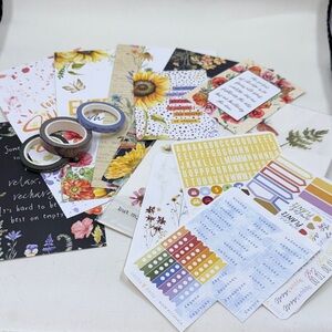 Cocoa Daisy Aug Quiet Meadow Planning stationary Kit *Used